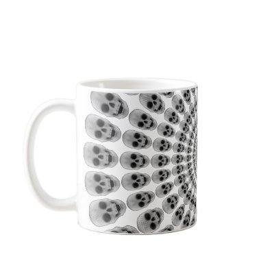 Circles of Skulls - Coffee Mug by spiritswitchboard
