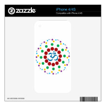 Circles-Om iPhone 4S Decal