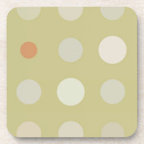 Circles pattern beverage coasters