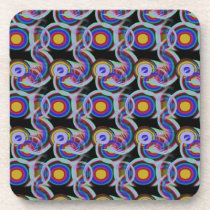 Circles pattern coaster