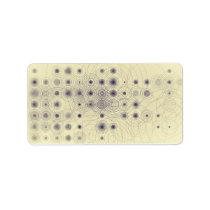 Circles pattern design labels (M) labels
