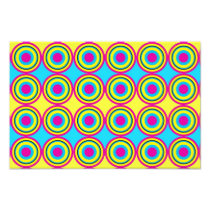 Circles pattern photo print