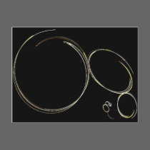 Circles Postcard postcards