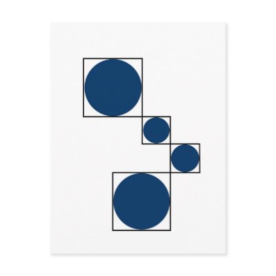Circles Postcards by lonvig