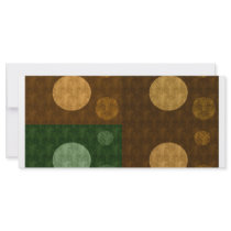 Circles Rack Card Template