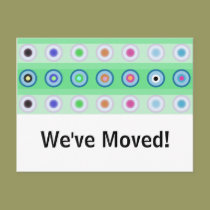 Circles - We've Moved! postcards