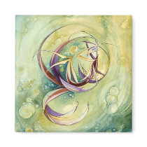 Circles Within Circles Refrigerator Magnets