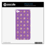 This iPhone skin can be CUSTOMIZED by YOU.Simply click on the "Customize It " button right below the products image. From there you will be able to add text, change the font, font color, move the text around and add images of your own Have fun creating your one of a kind product. Circles Yellow/Purple iPhone 4/4S Skin