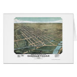 Circleville, OH, Panoramic Map - 1876 cards