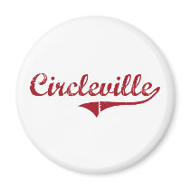 Circleville Ohio Classic Design Refrigerator Magnet