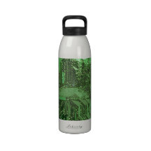 Circuit Board 1, Green Drinking Bottle