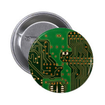 circuit board background badge pinback buttons