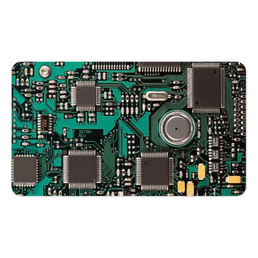 Circuit board business card (front side)