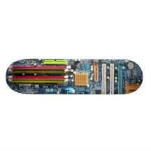 Circuit board custom skate board