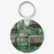 Circuit Board Design keychains