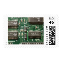 Circuit Board Design Postage Stamps