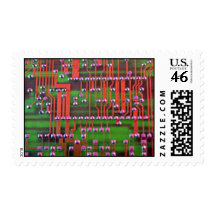 Circuit board design postage stamps
