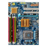 Circuit board greeting cards