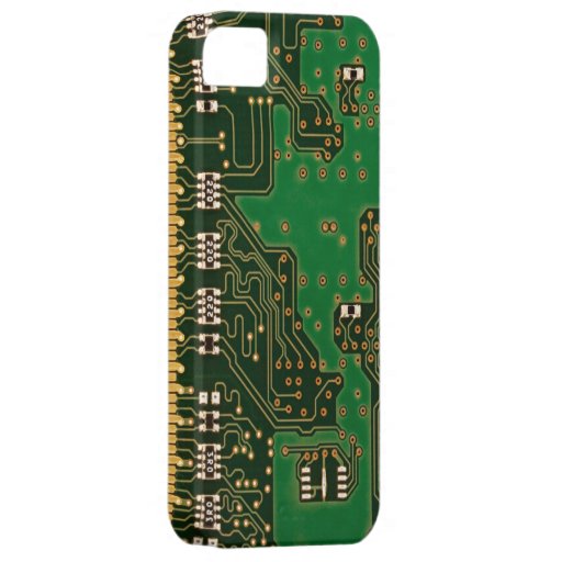 Circuit board iPhone 5 case Zazzle