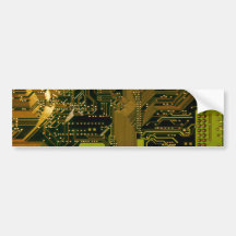 Circuit Board Pattern 1 Bumper Sticker