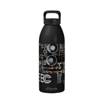Circuit Board Reusable Water Bottles