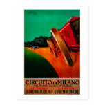 Circuito Di Milano Vintage PosterEurope Postcards