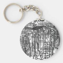 circuitry chain key chains