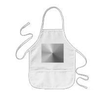 Circular Brushed Aluminum Textured Apron