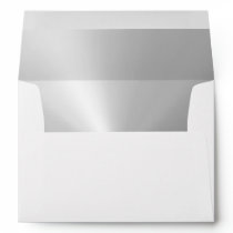 Circular Brushed Aluminum Textured Envelope