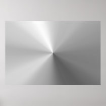 Circular Brushed Aluminum Textured Print