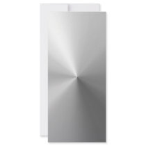 Circular Brushed Aluminum Textured Rack Card Template