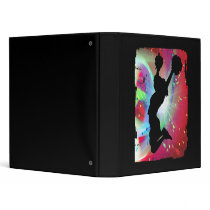 Circular Colorburst with Cheerleader Vinyl Binder