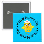 Circular Design Happy Nurses Day buttons
