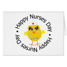 Circular Design Happy Nurses Day Cards