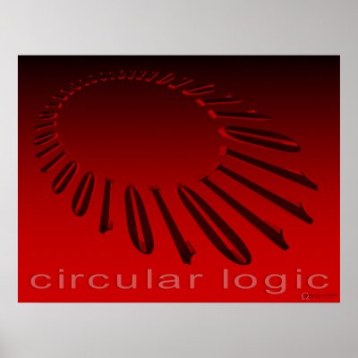 Circular Logic poster by Omegaword