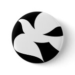 Circular Peace Dove Pin