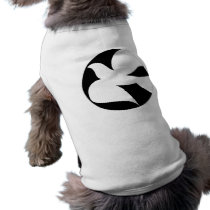 Circular Peace Dove pet clothing