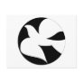Circular Peace Dove Postcards
