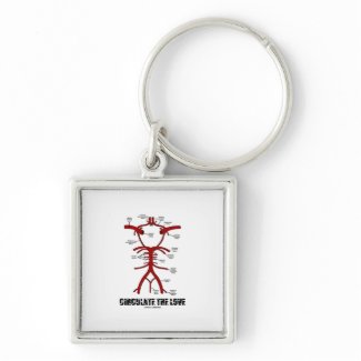 Circulate The Love (Circle Of Willis) keychain
