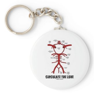 Circulate The Love (Circle Of Willis) keychain