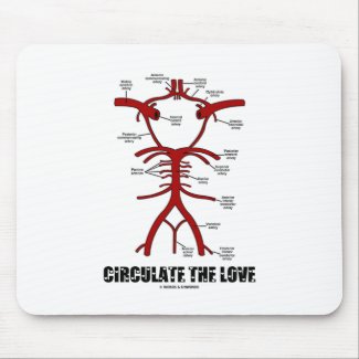 Circulate The Love (Circle Of Willis) mousepad