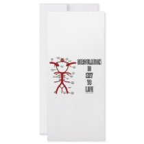 Circulation Is Key To Life (Circle Of Willis) Rack Card Design