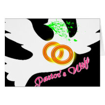 CÍRCULO DK DE LA ESPOSA DEL PASTOR TARJETAS
