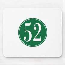 Círculo verde #53 alfombrilla de ratón