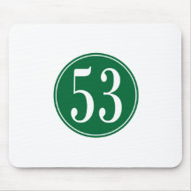 Círculo verde #53 tapete de ratón