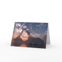 Circumpolar Greeting Card by digitalblasphemy Circumpolar Greeting Card