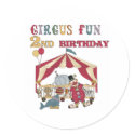 Circus 2nd Birthday stickers by kids_birthdays Circus 2nd Birthday stickers