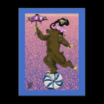 circus bear postcards by wolffreeborn circus bear postcards