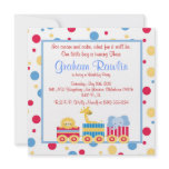 circus birthday party invite cute fun simple