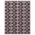 Circus Cameo Stripe scrapbook paper 8.5" x 11" Personalized Letterhead